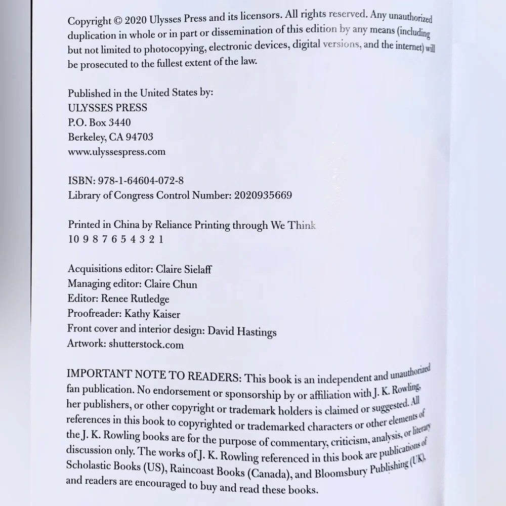 The Unofficial Hogwarts for the Holidays Cookbook 2020 Hardcover